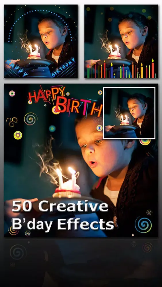 Birthday Frame Greetings سکرین شاٹس