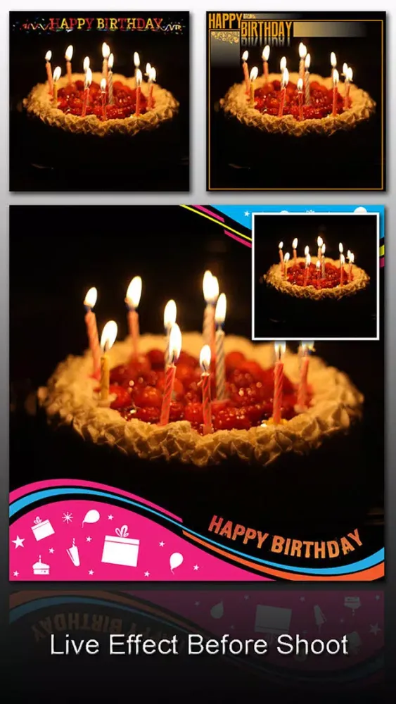 Birthday Frame Greetings سکرین شاٹس
