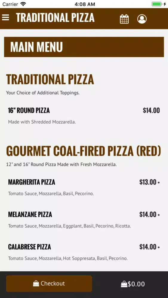Campania Pizza Screenshots