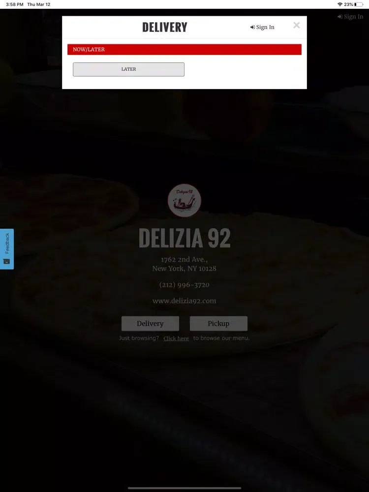 Delizia 92 iPad  Ekran Görüntüleri