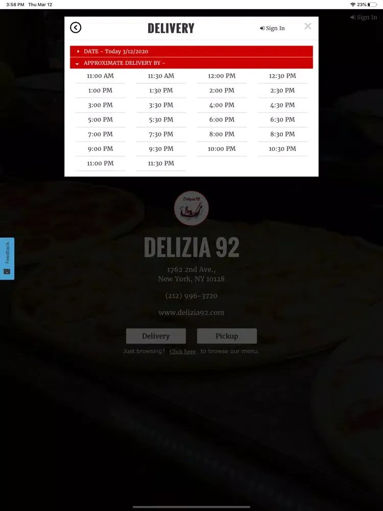 Delizia 92 iPad  Ekran Görüntüleri