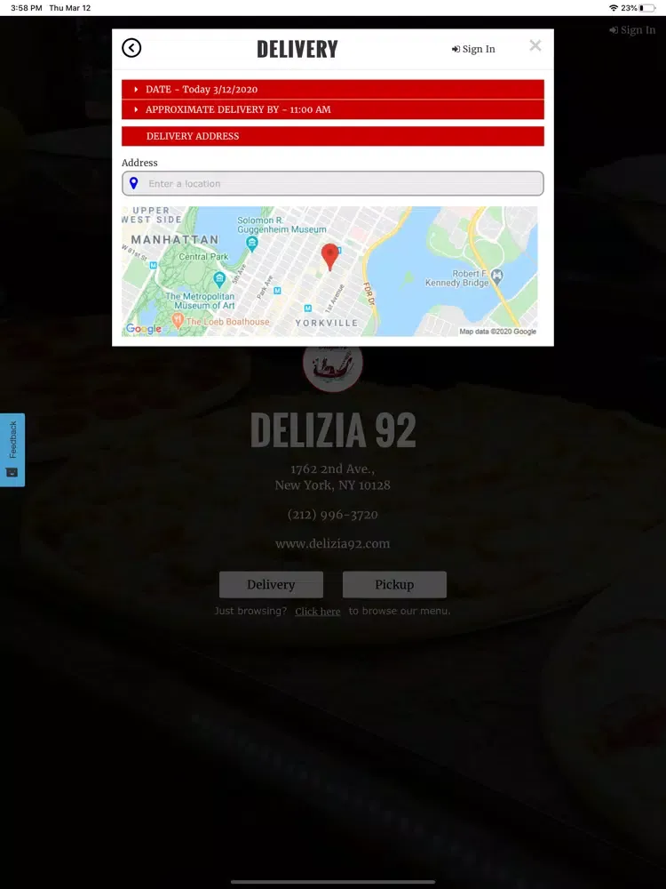 Delizia 92 iPad  Ekran Görüntüleri