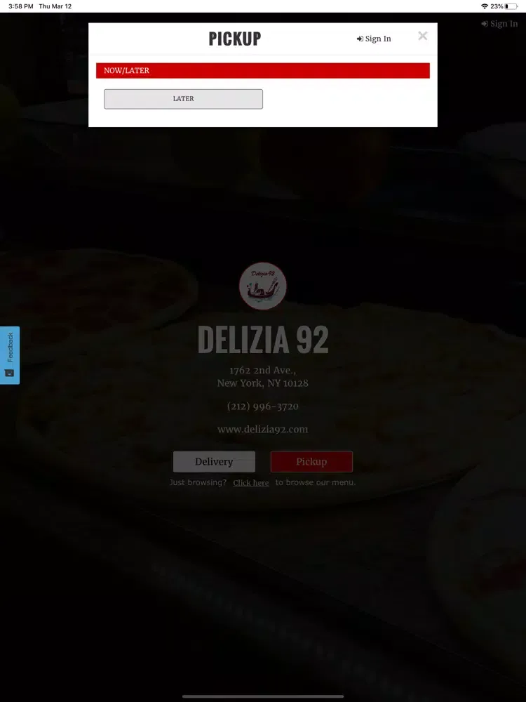 Delizia 92 iPad  Ekran Görüntüleri
