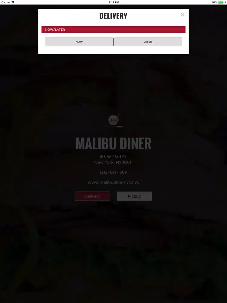 Malibu Diner iPad  Screenshots