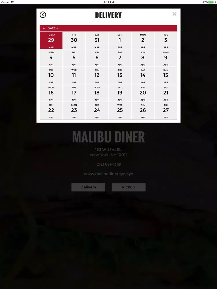 Malibu Diner iPad  Screenshots