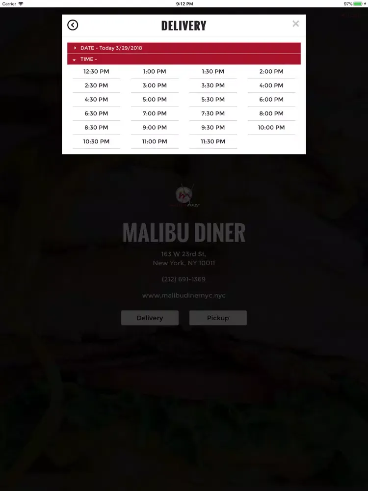 Malibu Diner iPad  Screenshots
