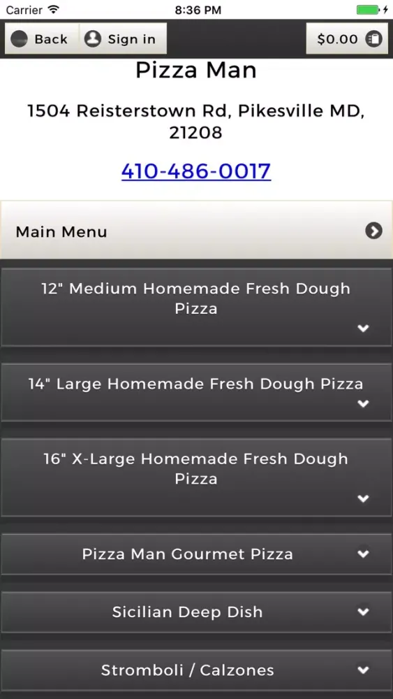 Pizza Man应用截图
