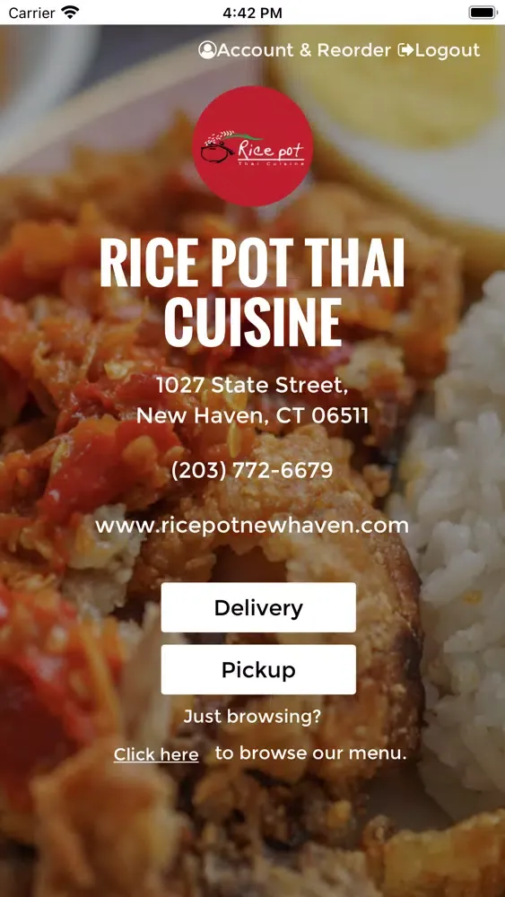 Rice Pot Thai Cuisine स्क्रीनशॉट