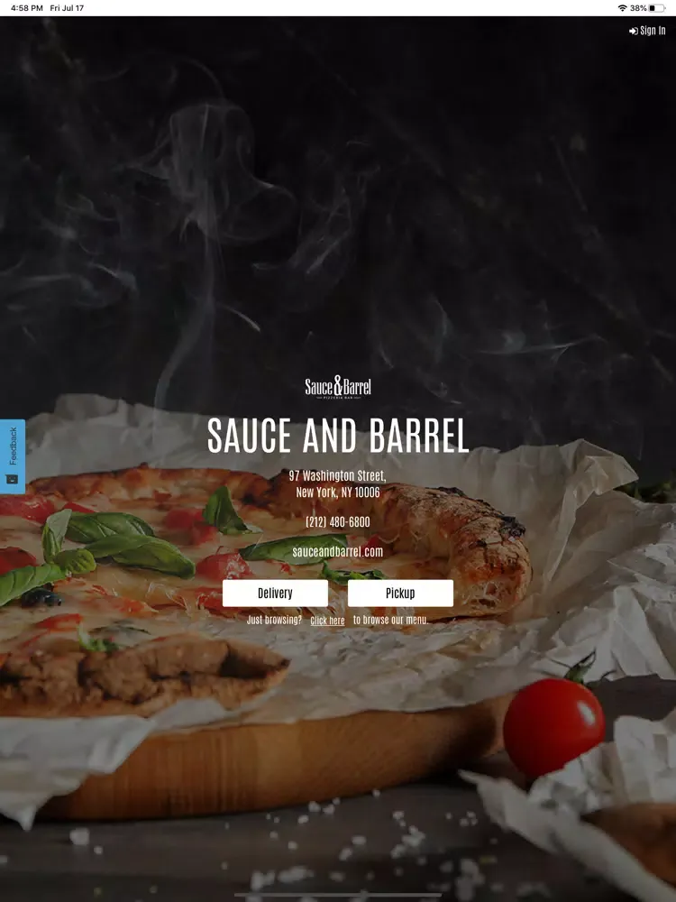 Sauce and Barrel iPad  Screenshots