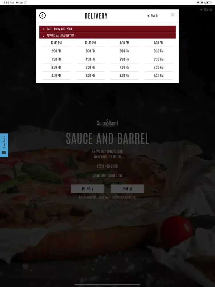 Sauce and Barrel iPad  Screenshots