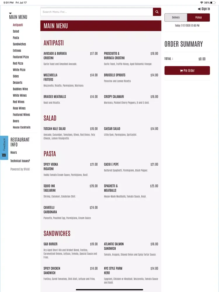 Sauce and Barrel iPad  Screenshots