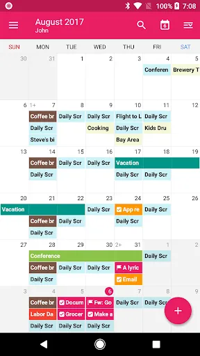 Nine - Email & Calendar Screenshots