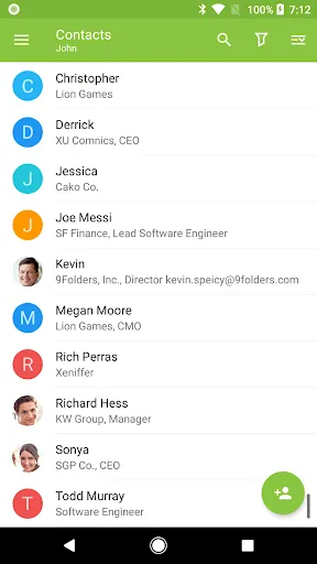 Nine - Email & Calendar Screenshots