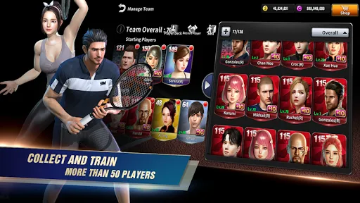 Tangkapan layar Ultimate Tennis: 3D online spo