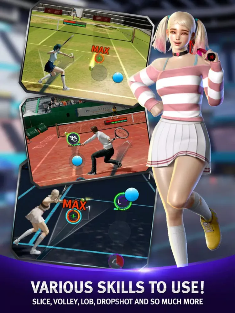 Zrzuty ekranu Tennis Slam: Global Duel Arena iPad 