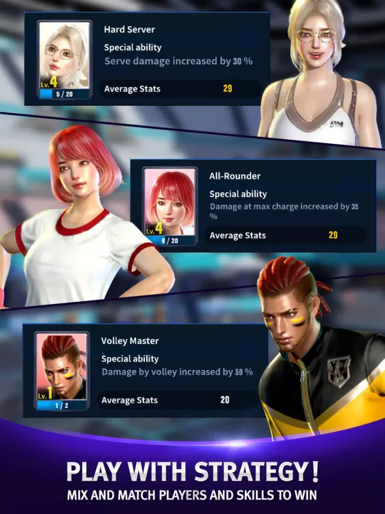Zrzuty ekranu Tennis Slam: Global Duel Arena iPad 