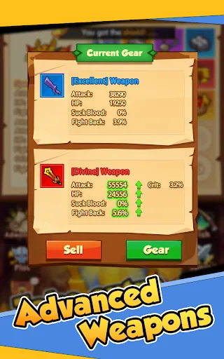 Capturas de tela do Chest Knight