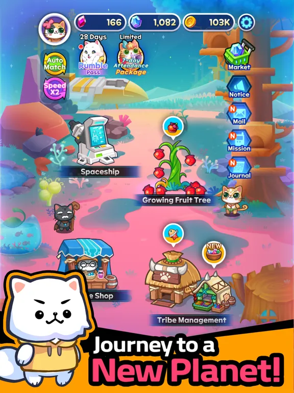ภาพหน้าจอของ Pome Rumble iPad 