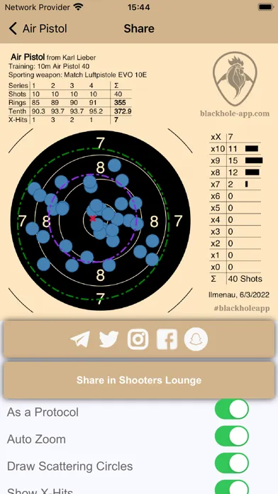 Tangkapan skrin Blackhole - Shooting Sports