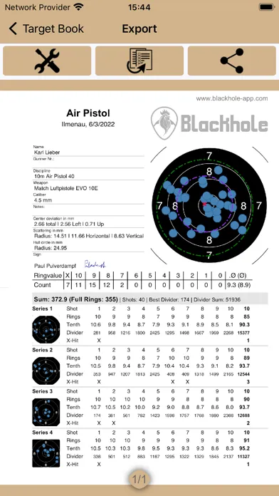 Tangkapan skrin Blackhole - Shooting Sports
