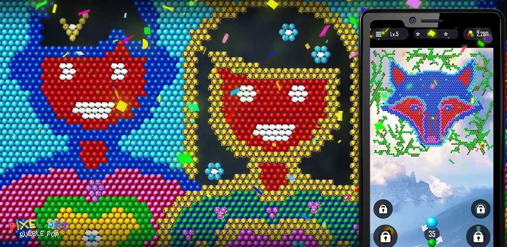 Bubble Pop - Pixel Art Blast Screenshots