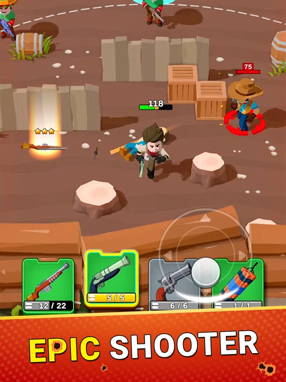Gun Shot Rumble iPad  Screenshots