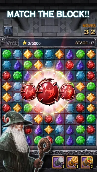 Capturas de tela do Jewels Dragon Quest - Match 3