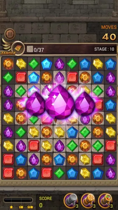 Capturas de pantalla de Jewels Temple Quest - Match 3