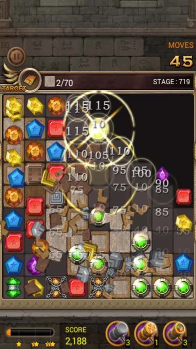 Capturas de pantalla de Jewels Temple Quest - Match 3