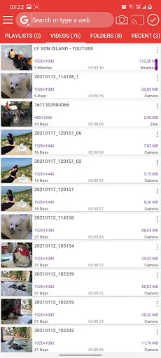 Video player Screenshots