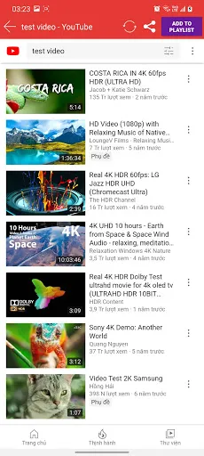 Video player Screenshots