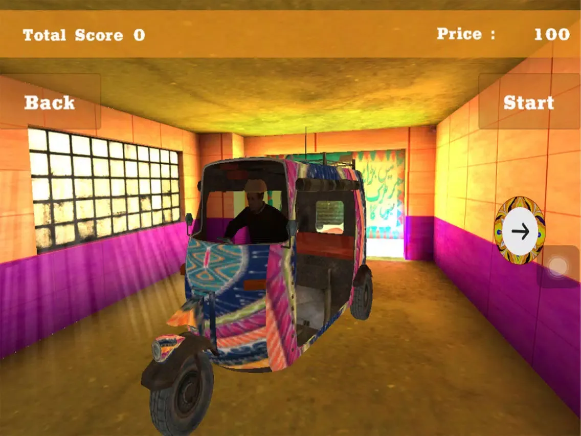Tuk Tuk Auto Rickshaw Parking 3D Simulation iPad 应用截图