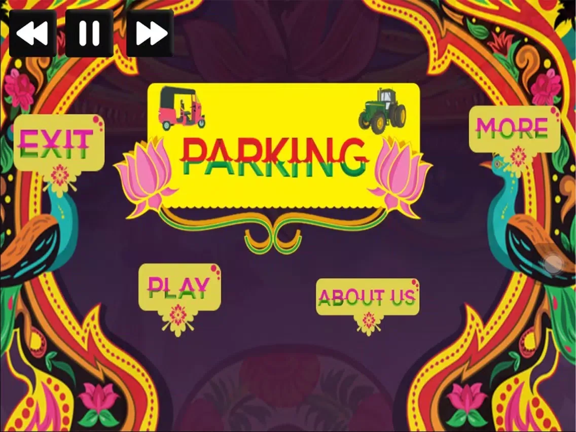 Tuk Tuk Auto Rickshaw Parking 3D Simulation iPad 应用截图