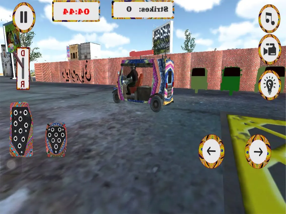 Tuk Tuk Auto Rickshaw Parking 3D Simulation iPad 应用截图