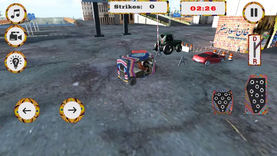 Tuk Tuk Auto Rickshaw Parking 3D Simulation应用截图