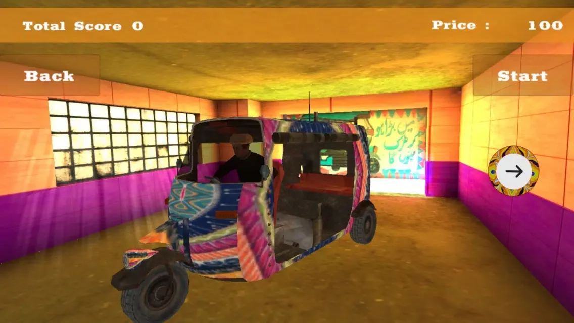 Tuk Tuk Auto Rickshaw Parking 3D Simulation应用截图