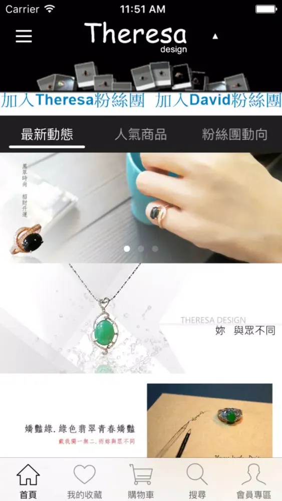 Ảnh chụp màn hình của 泰瑞紗設計戴出獨一無二與眾不同
