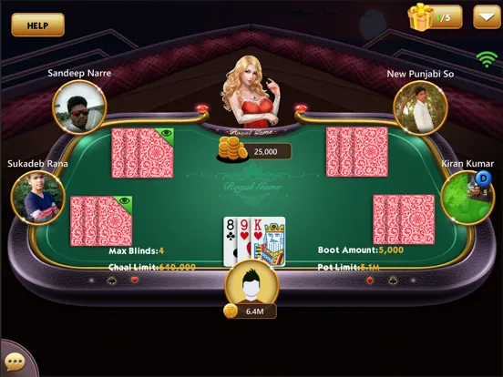 ภาพหน้าจอของ Royal Rummy iPad 