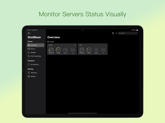Captures d'écran de ShellBean - SSH & SFTP Client iPad 