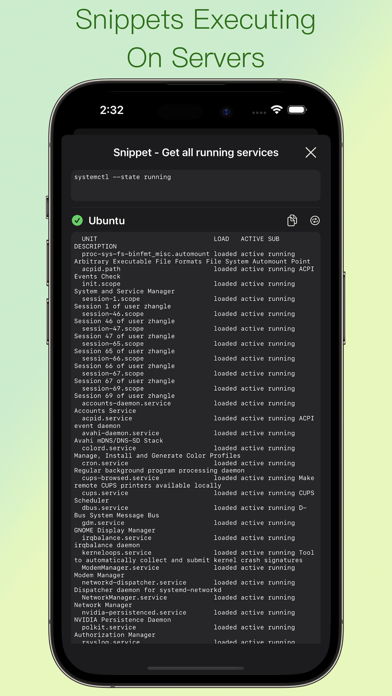 Captures d'écran de ShellBean - SSH & SFTP Client