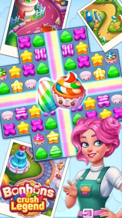 Bonbons Crush Legend应用截图