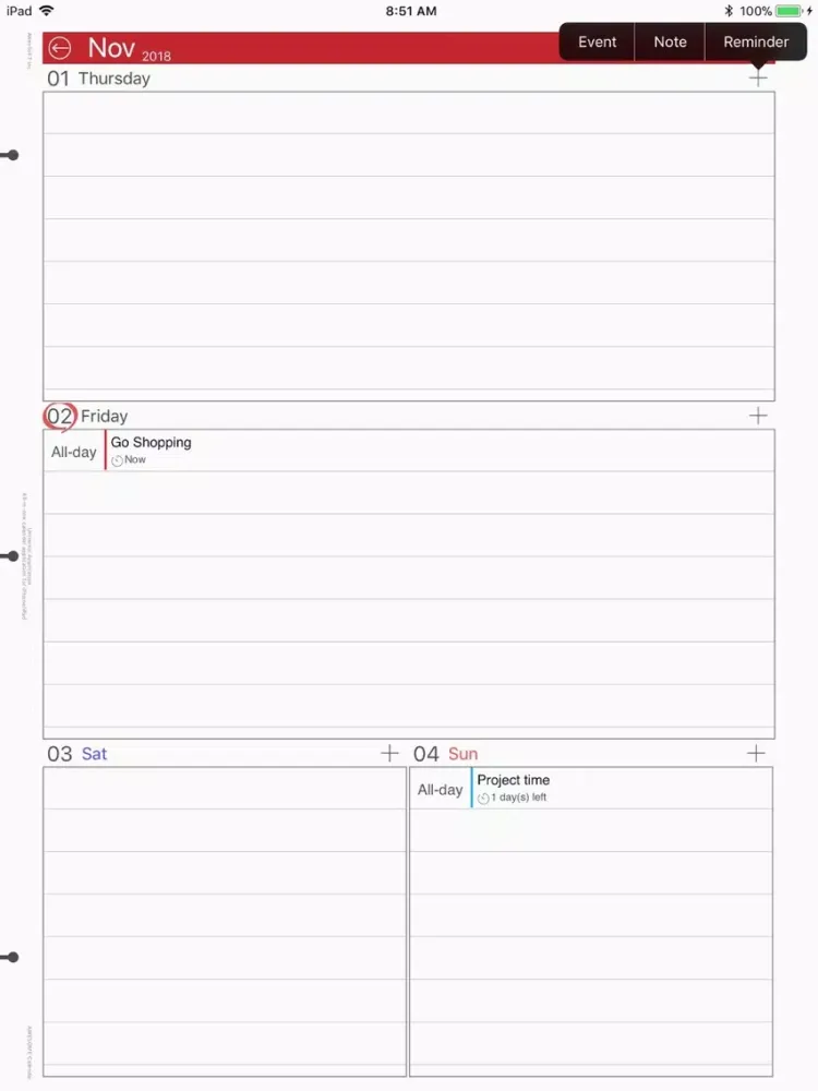 Screenshot di Calendars - Task & Reminders iPad 