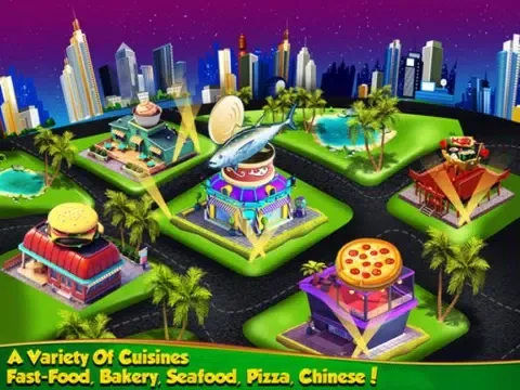 Kitchen Chef - Sandwich Maker Fever Mania & Burger Cooking Restaurant iPad 应用截图