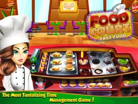 Kitchen Chef - Sandwich Maker Fever Mania & Burger Cooking Restaurant iPad 应用截图