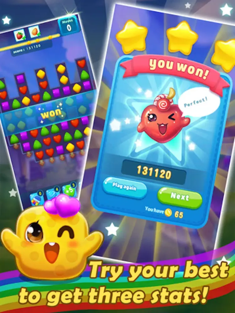 Captures d'écran de Sugar Splash Heroes - 3 match puzzle bust game iPad 