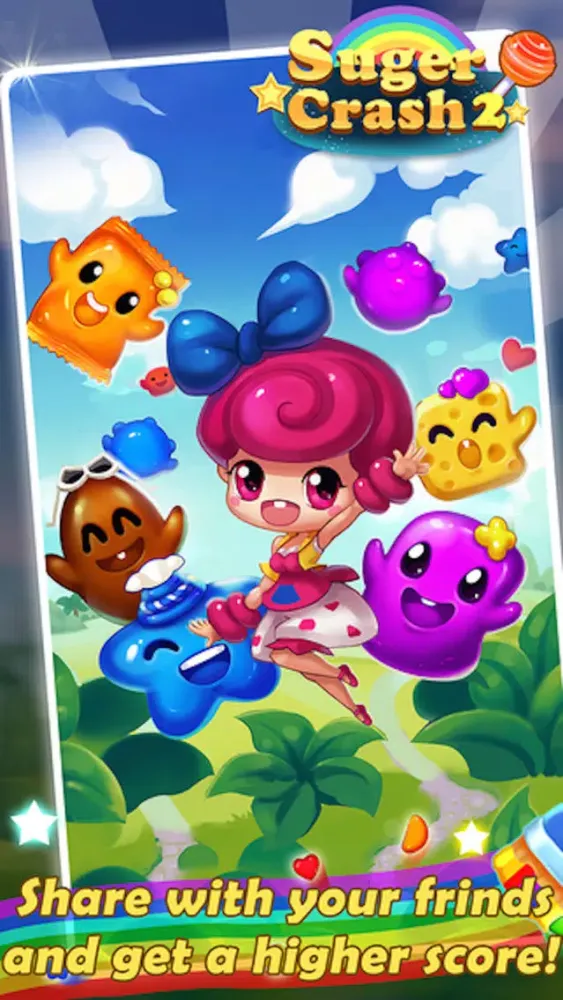 Captures d'écran de Sugar Splash Heroes - 3 match puzzle bust game