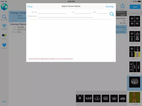 ภาพหน้าจอของ Dicom3D - Easy and Powerful iPad 