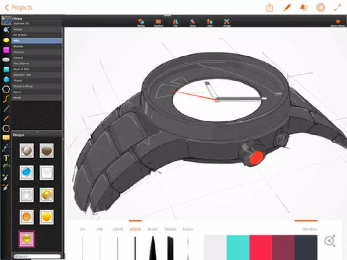 ภาพหน้าจอของ Architecture CAD Pro- Interior Design & Sketches iPad 