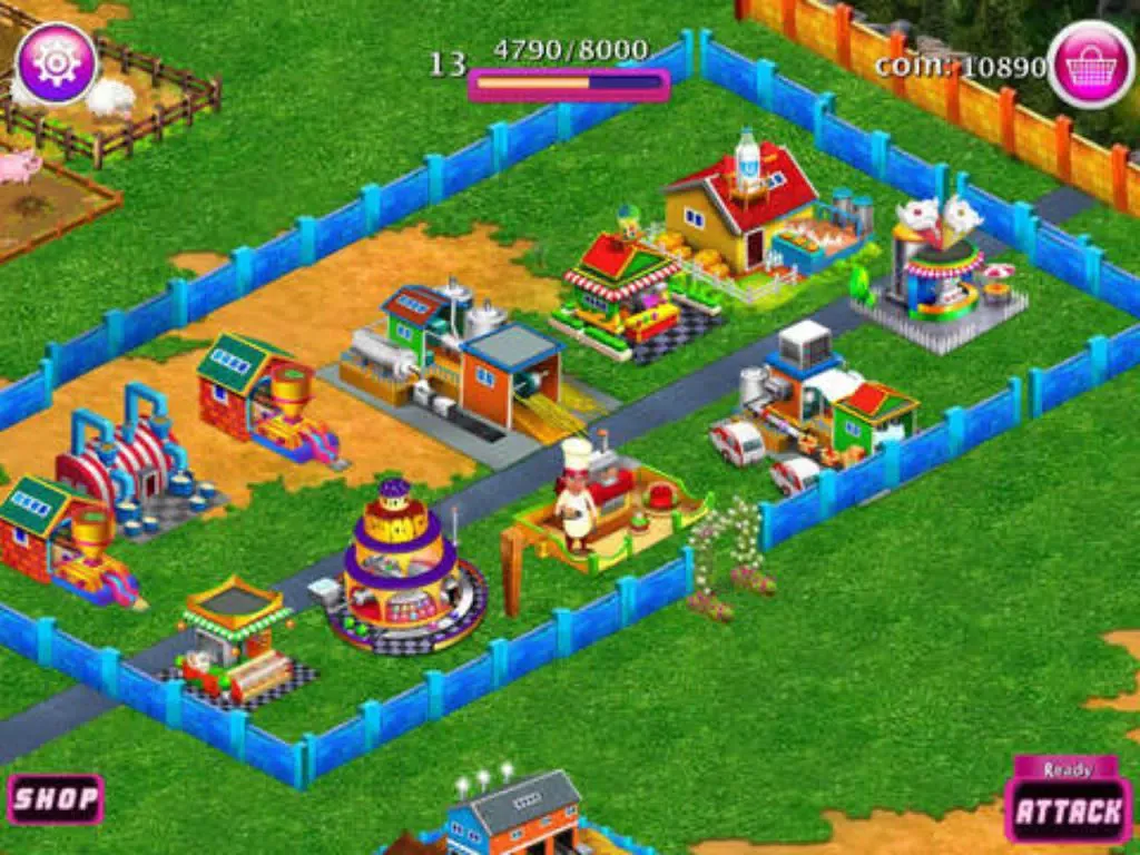 Happy Farmer - Harvest Village Town Farm Kingdom iPad  Screenshots
