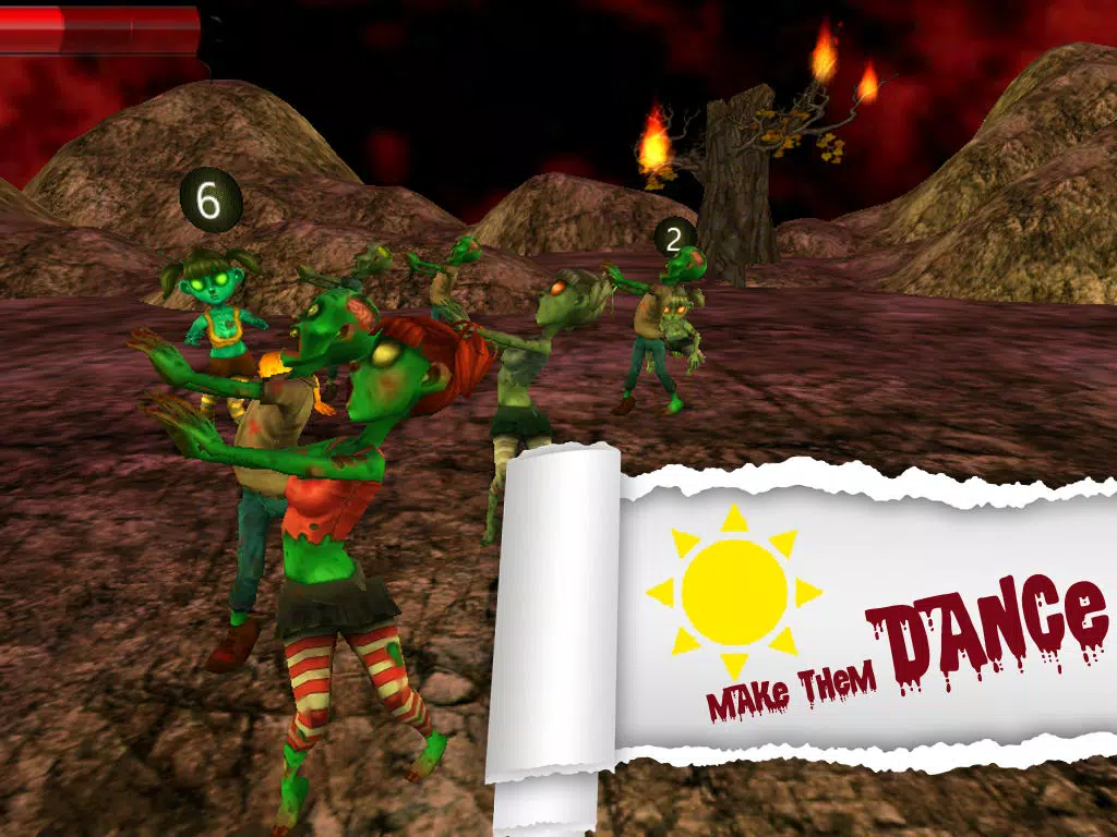 ภาพหน้าจอของ Zombies Finger Fight iPad 